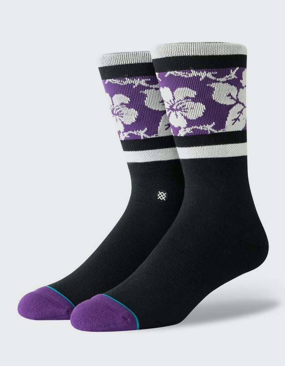 Stance Classic Crew Barbed Aloha Socks - Black