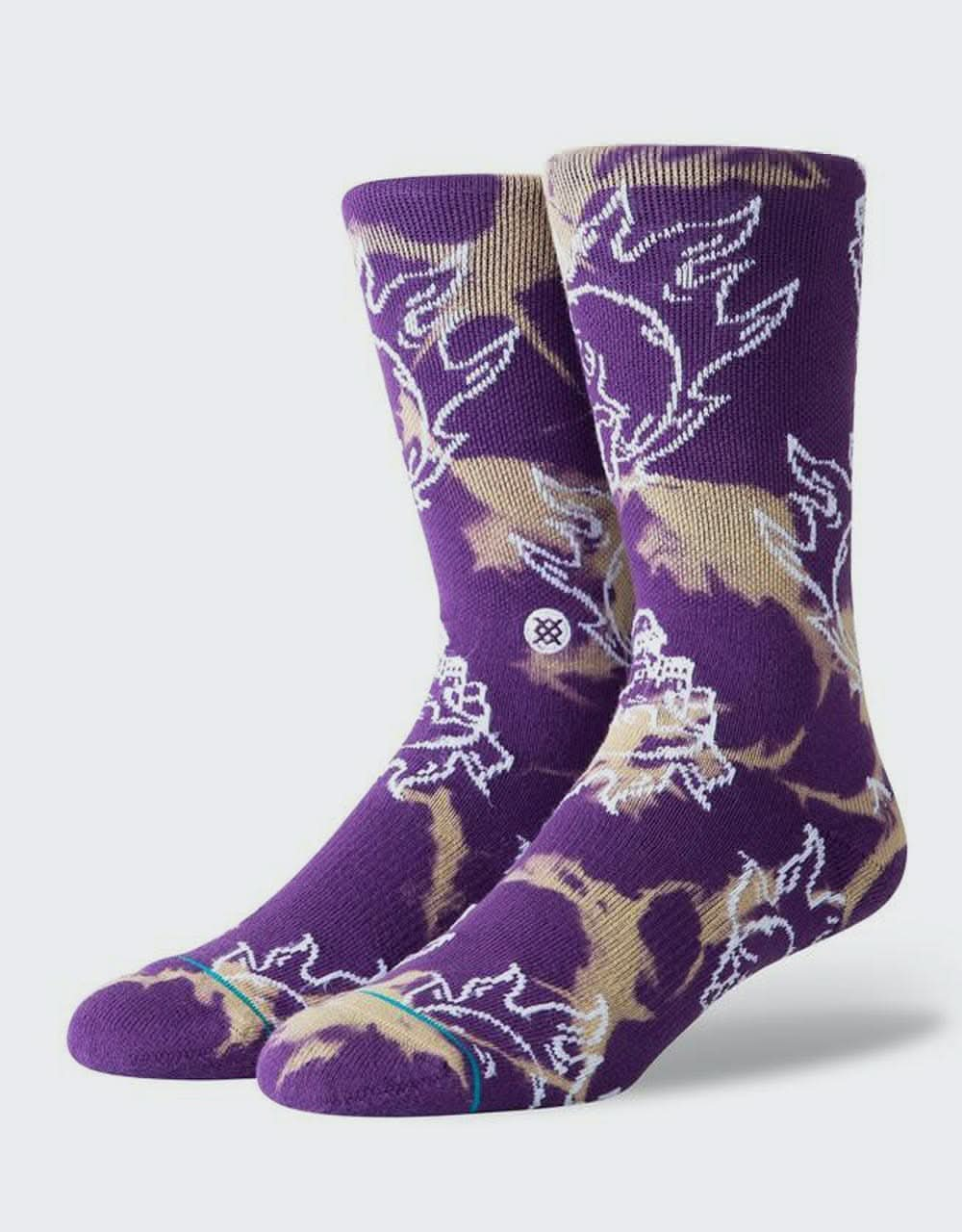 Stance Classic Pique Scream Socks - Purple