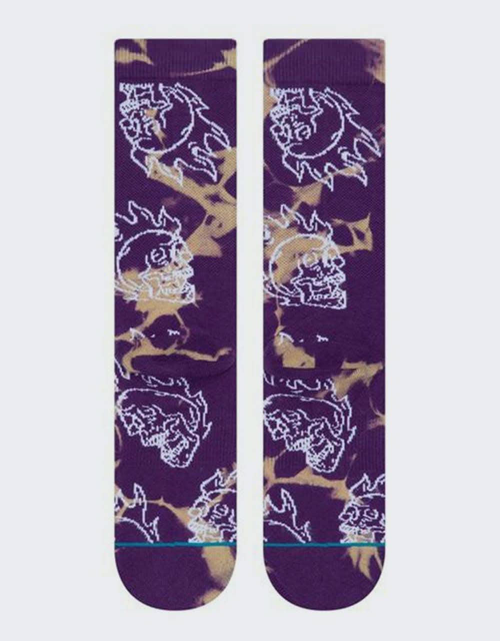 Stance Classic Pique Scream Socks - Purple