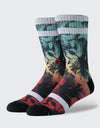 Stance Classic Crew Hibiscus Burn Socks - Grey