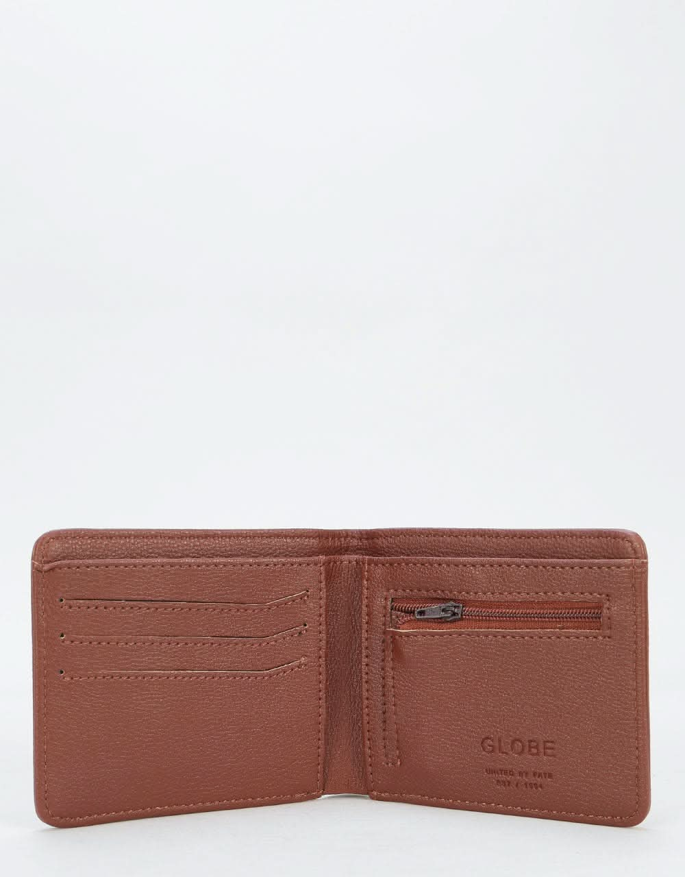 Globe Corroded II Wallet - Brown