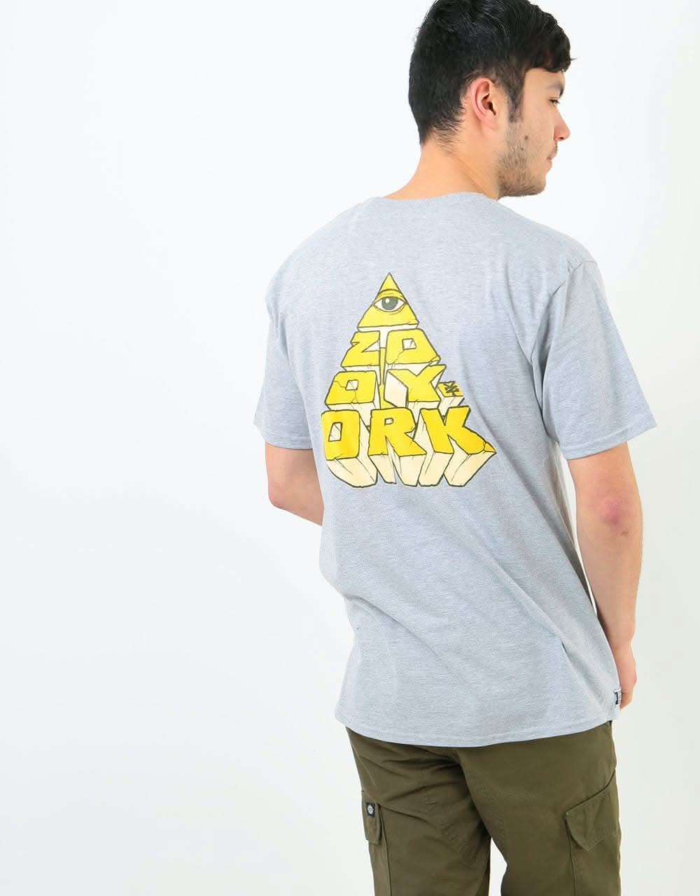 Zoo York All Seeing T-Shirt - Grey Heather