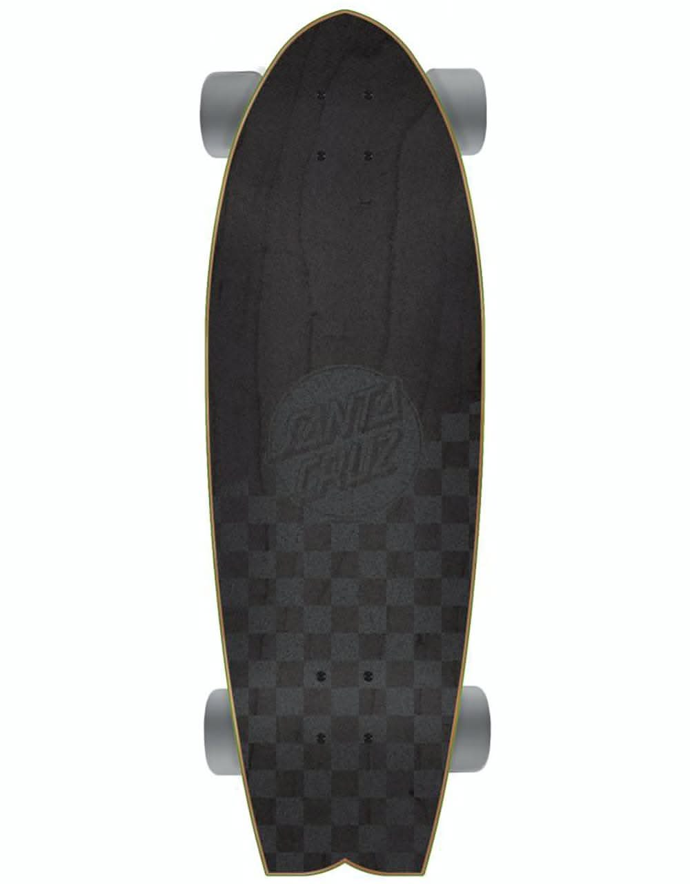 Santa Cruz Check Strip Shark Cruiser  - 8.8" x 27.7"