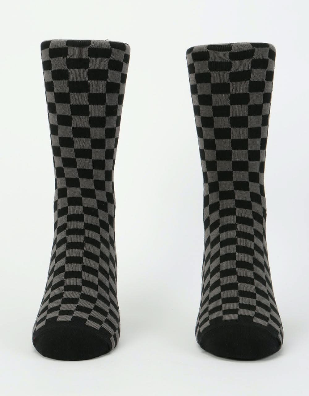 Route One Chequered Socks - Black/Grey