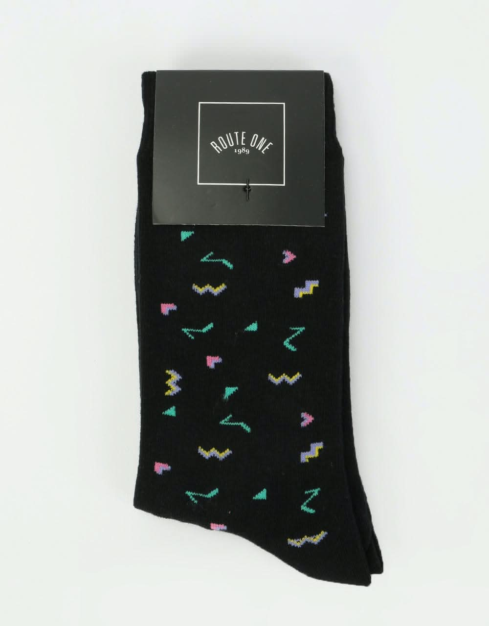 Route One Jazzy Socks - Black