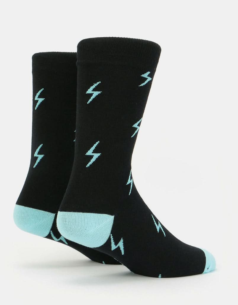 Route One Bolt Socks - Black