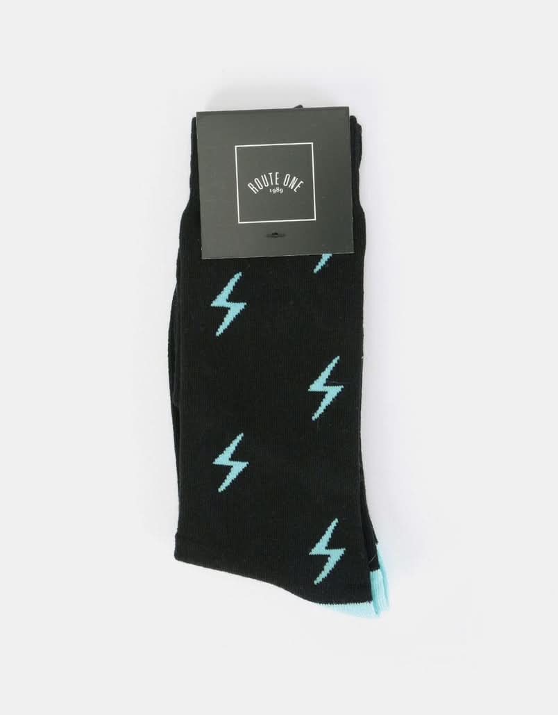 Route One Bolt Socken – Schwarz