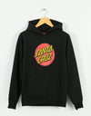 Santa Cruz Classic Dot Kids Pullover Hoodie - Black