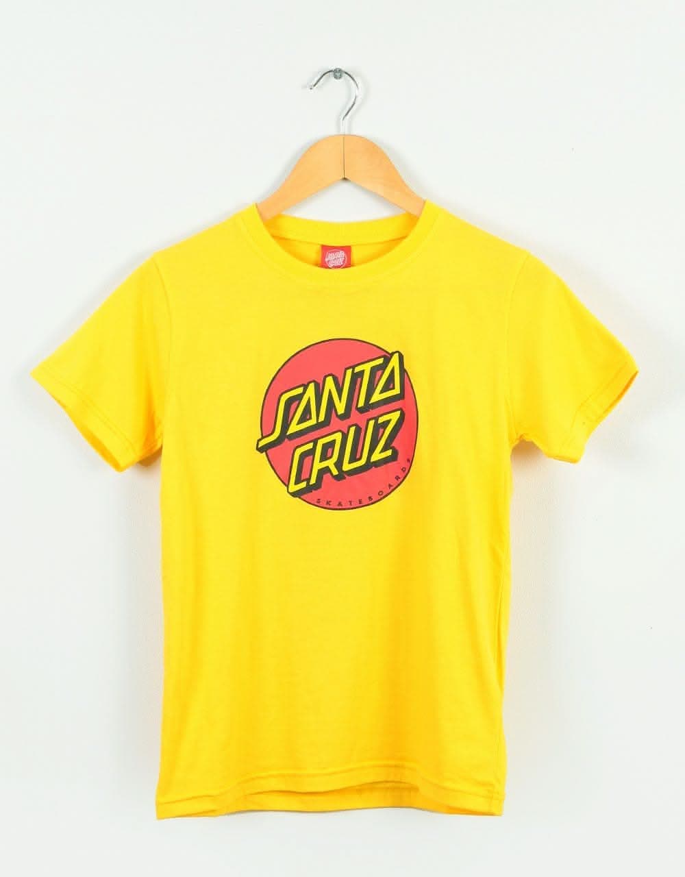 Santa Cruz Classic Dot Kids T-Shirt - Lemon