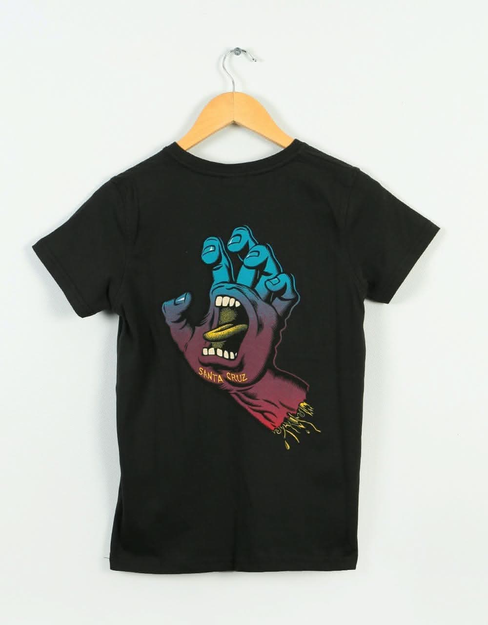 Santa Cruz Fade Hand Kids T-Shirt - Black