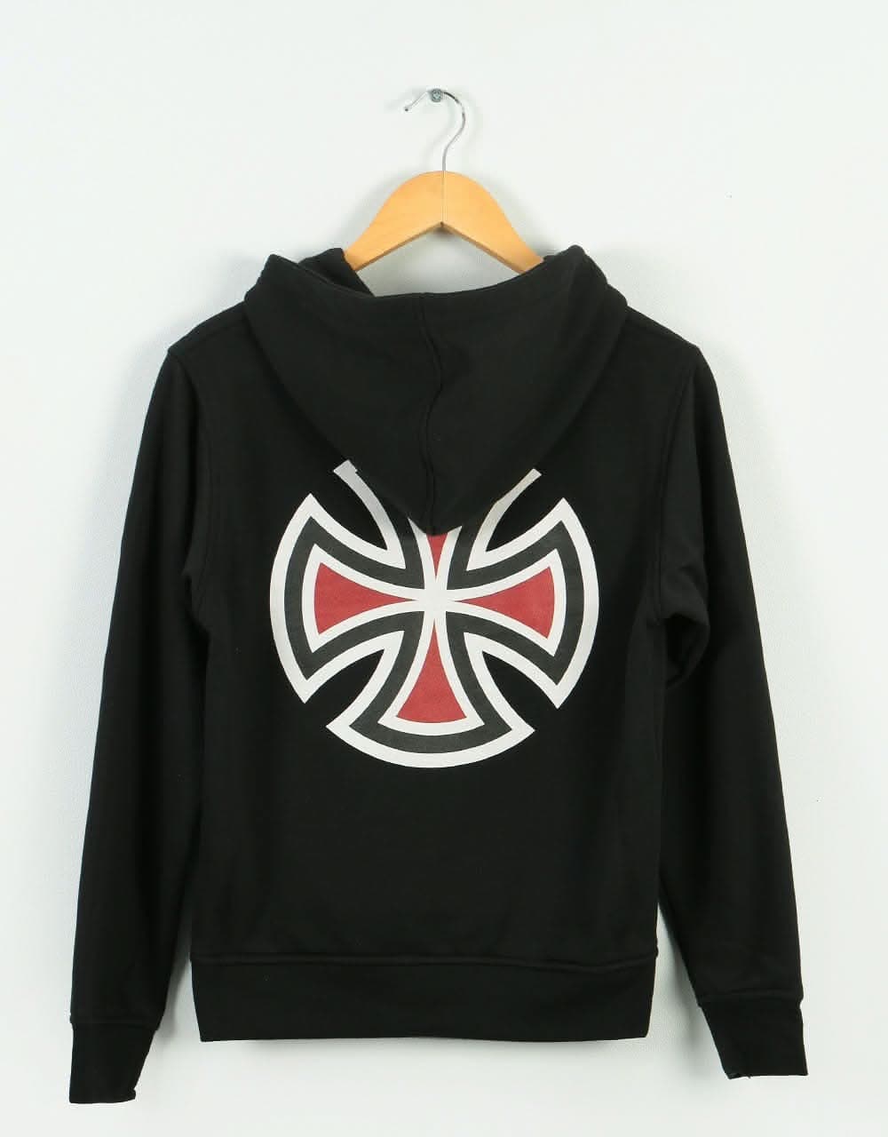 Independent Bar Cross Kids Pullover Hoodie - Black