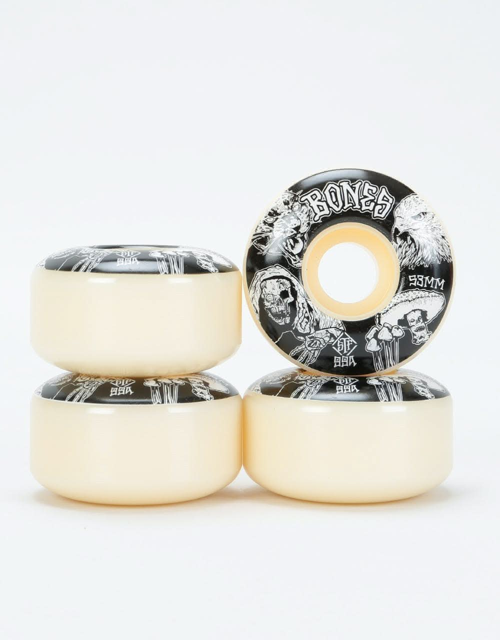 Bones x French Night Watch Standard V1 STF Skateboard Wheel - 53mm