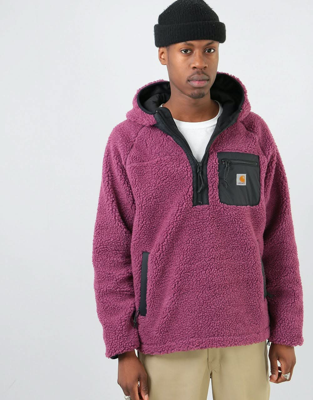 Carhartt WIP Prentis Pullover - Dusty Fuchsia