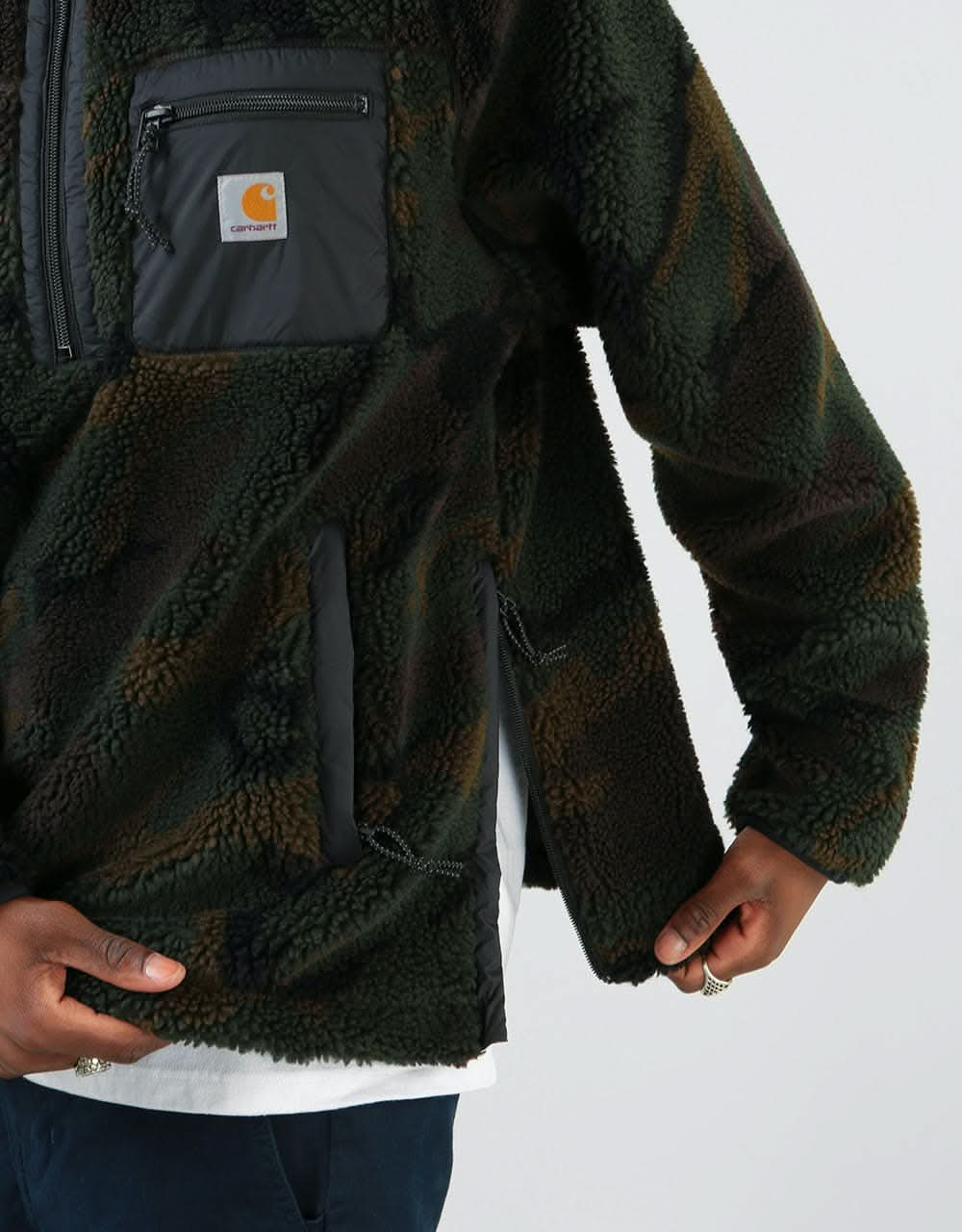 Carhartt WIP Prentis Pullover - Camo Evergreen