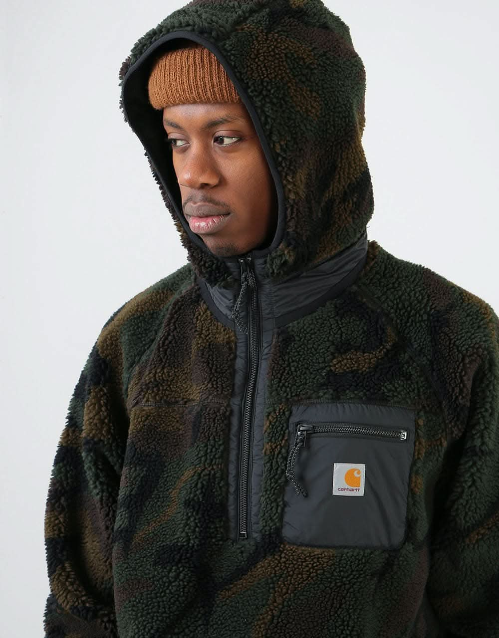 Carhartt WIP Prentis Pullover - Camo Evergreen