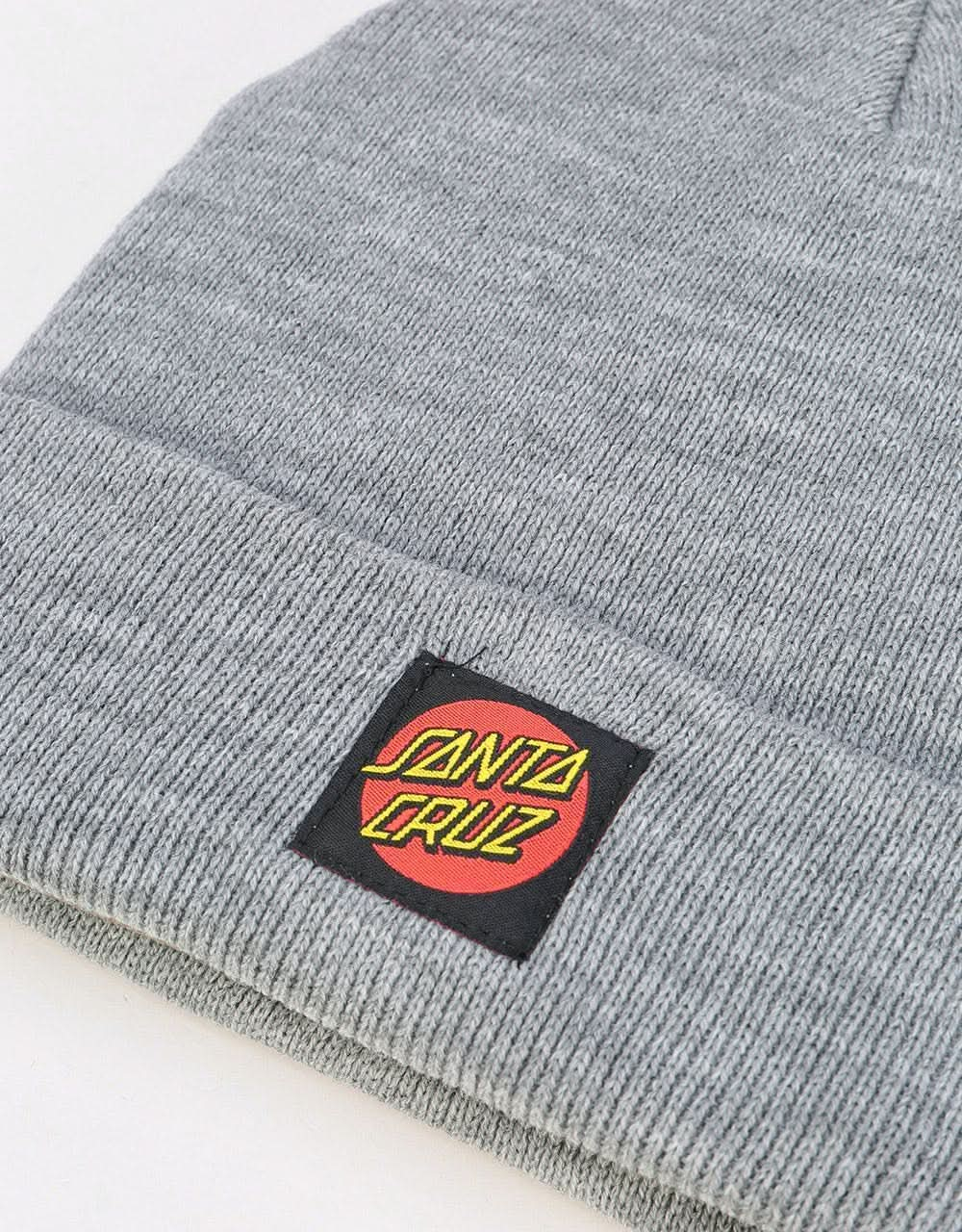 Santa Cruz Classic Label Dot Beanie - Dark Heather