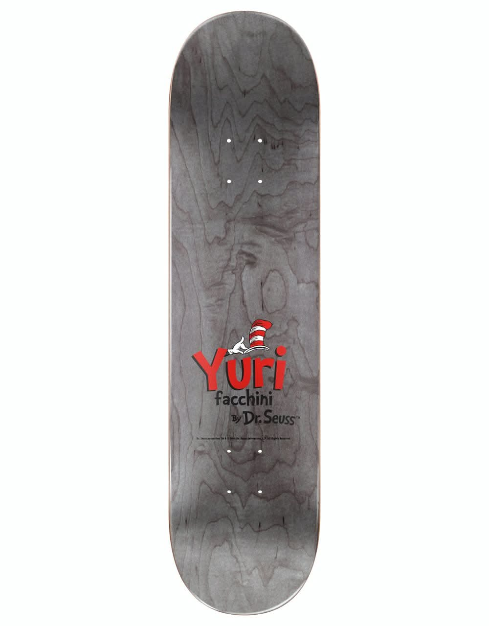 Almost x Dr. Seuss Yuri Cat N Fish R7 Skateboard Deck - 8"