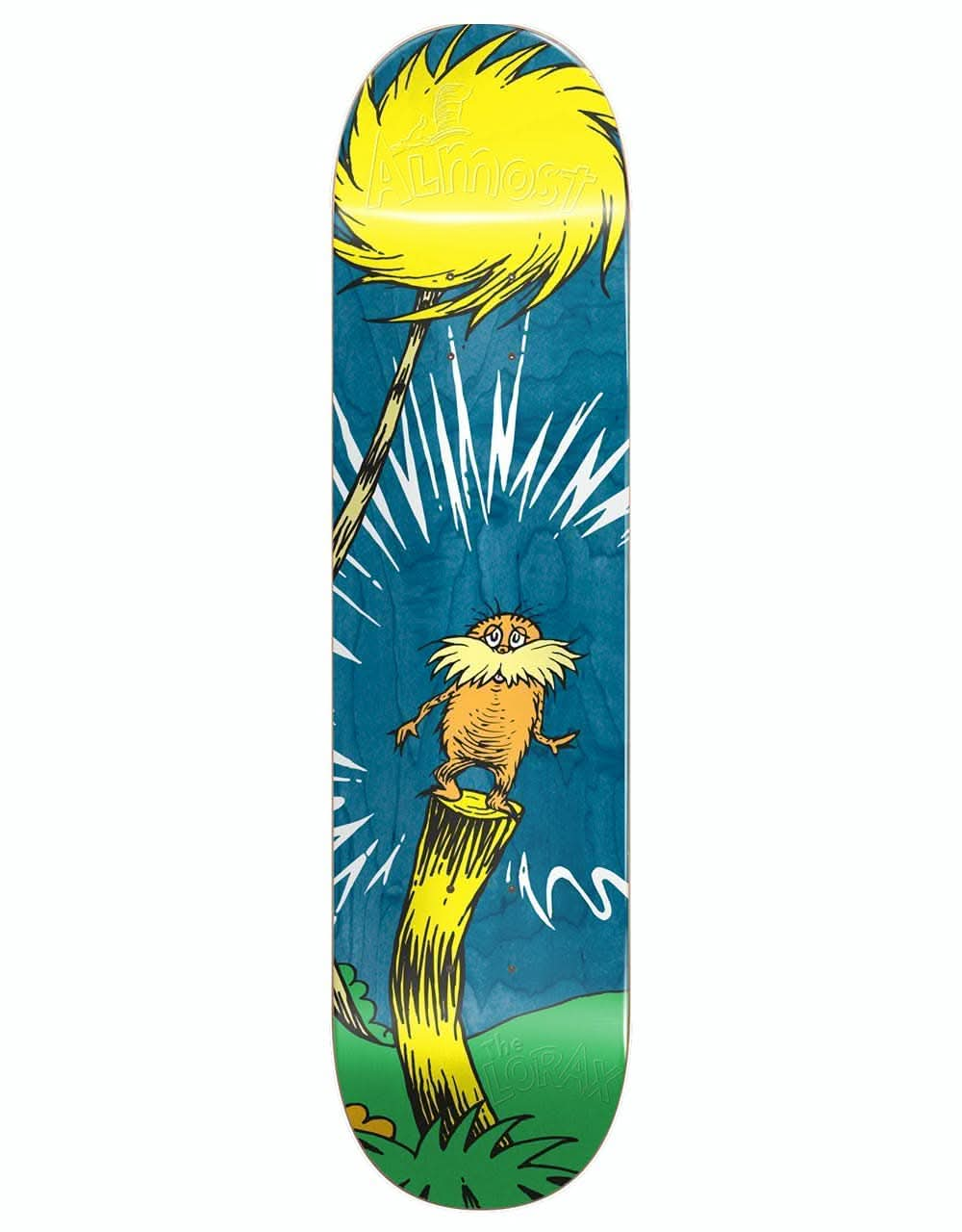 Almost x Dr. Seuss Lorax Mid R7 Skateboard Deck - 7.375"