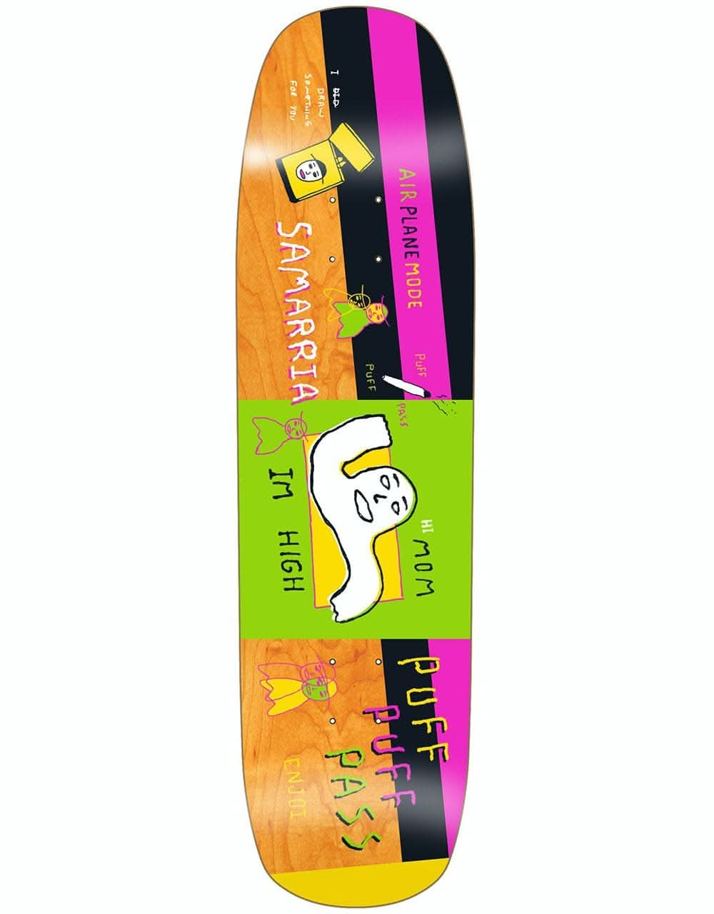 Enjoi Samarria Doodle R7 Skateboard Deck - 8.375"