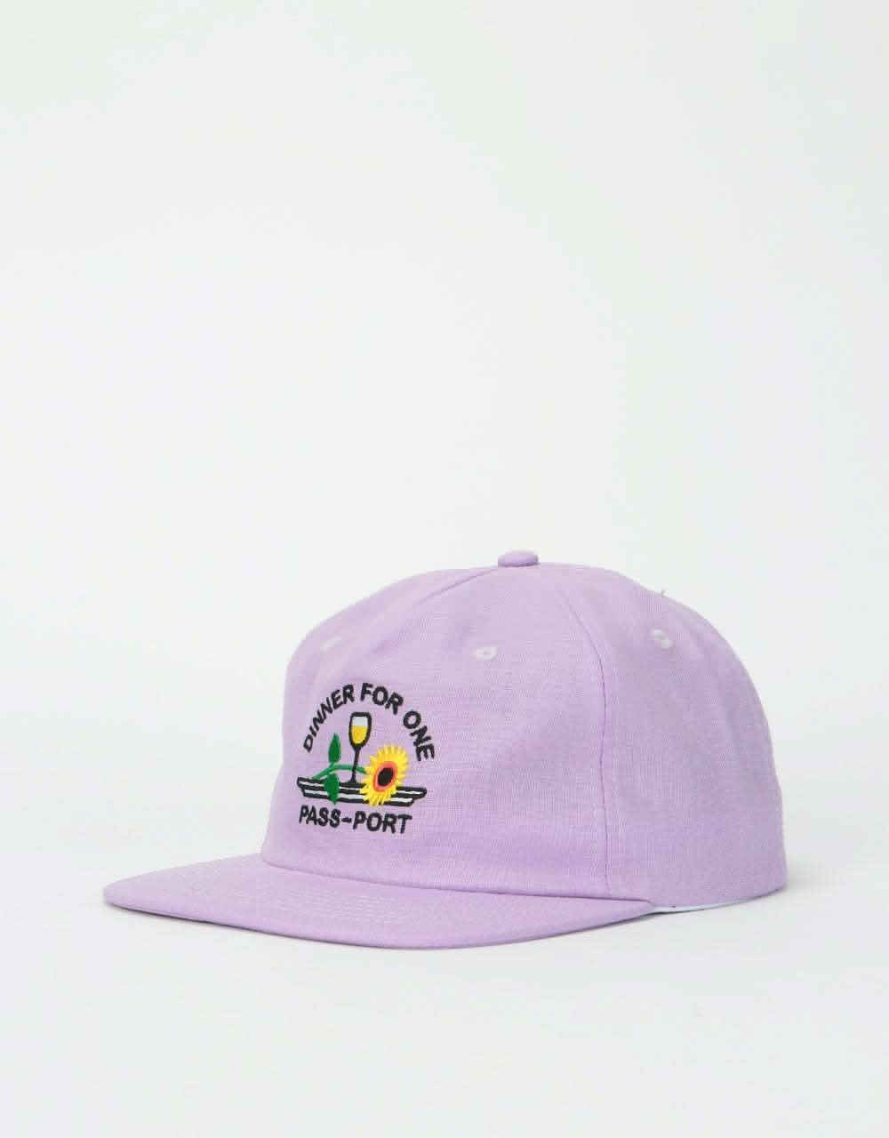 Pass Port Dinner For One Snapback Cap - Purple