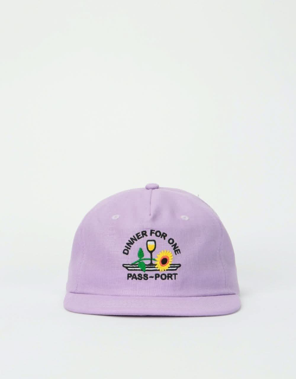 Pass Port Dinner For One Snapback Cap - Purple