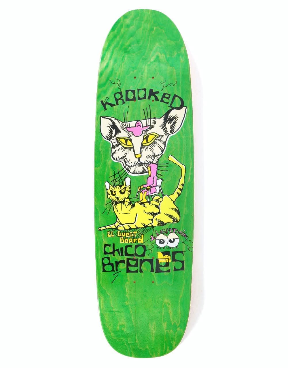 Krooked Chico Brenes Guest Pro Skateboard Deck - 9"