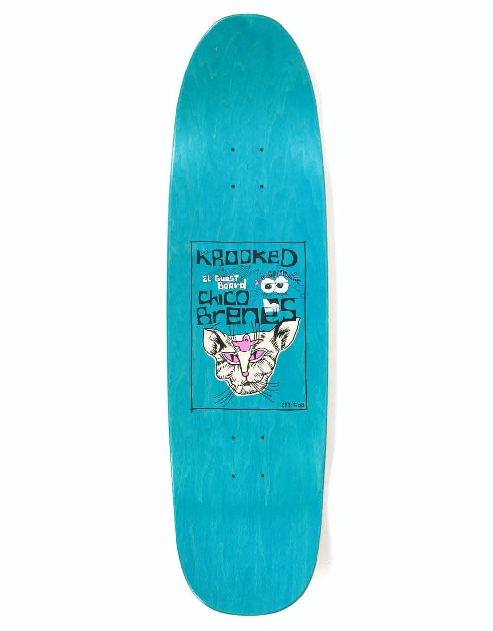 Krooked Chico Brenes Guest Pro Skateboard Deck - 9"