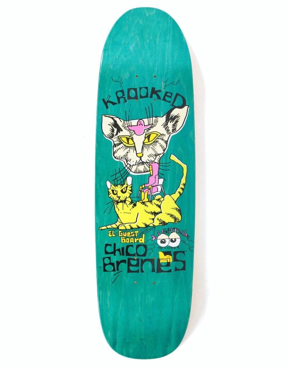 Krooked Chico Brenes Guest Pro Skateboard Deck - 9"