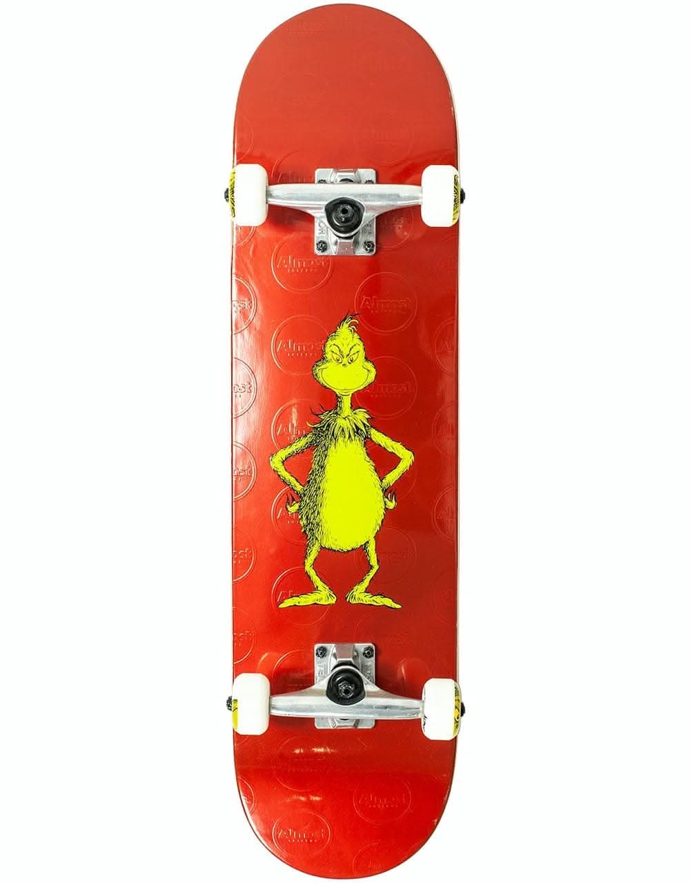 Almost x The Grinch Foil Complete Skateboard - 8"