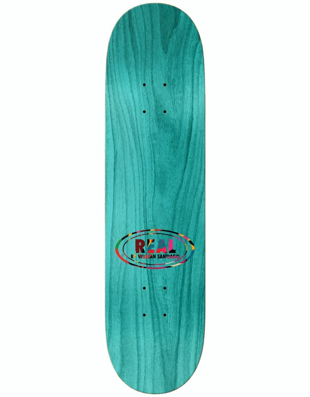 Real x Willian Santiago Davis Skateboard Deck - 8.06"