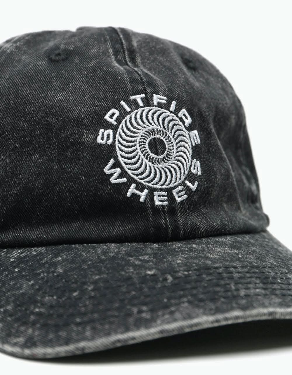 Spitfire Classic 87' Swirl Cap - Washed Black/White