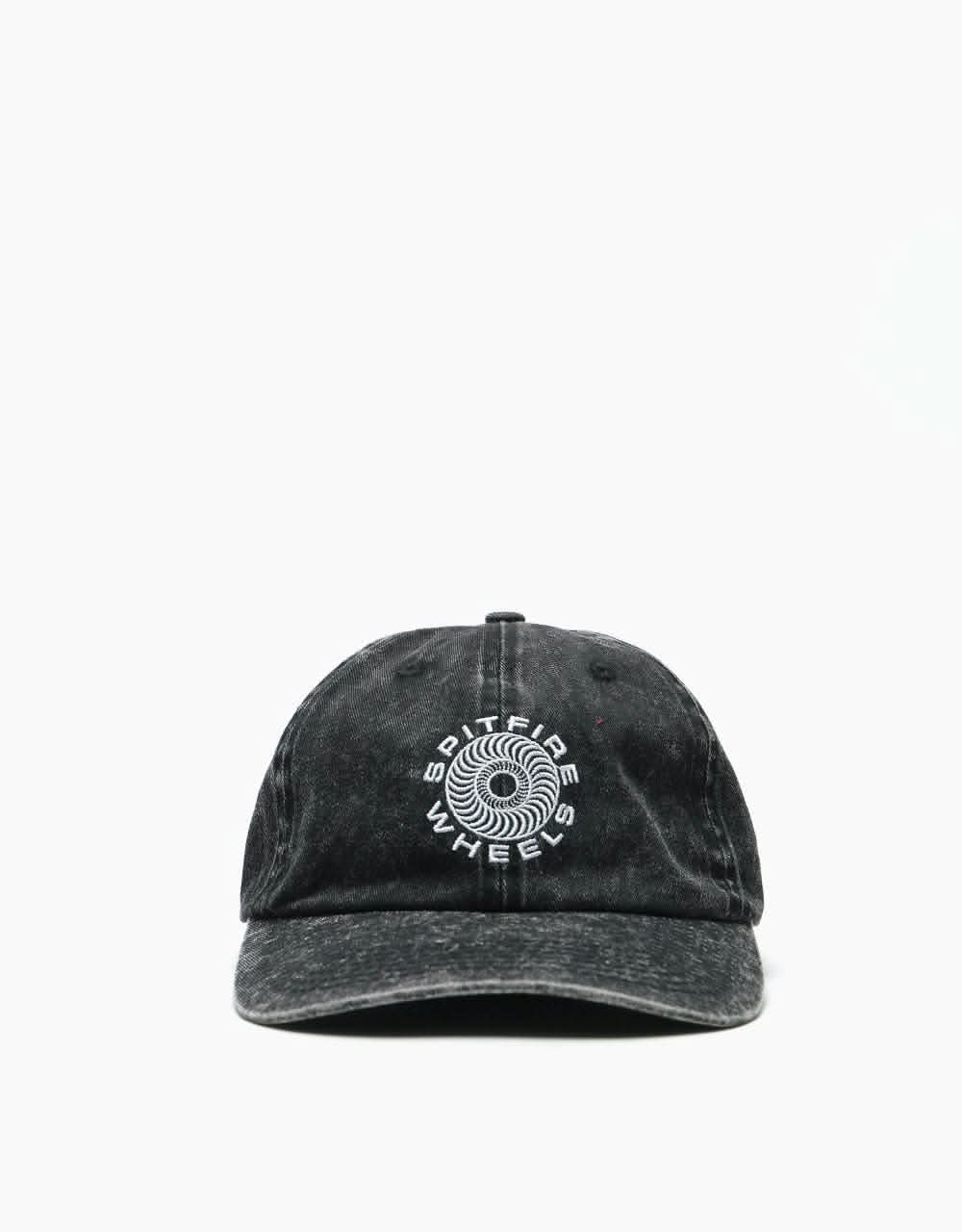 Spitfire Classic 87' Swirl Cap - Washed Black/White