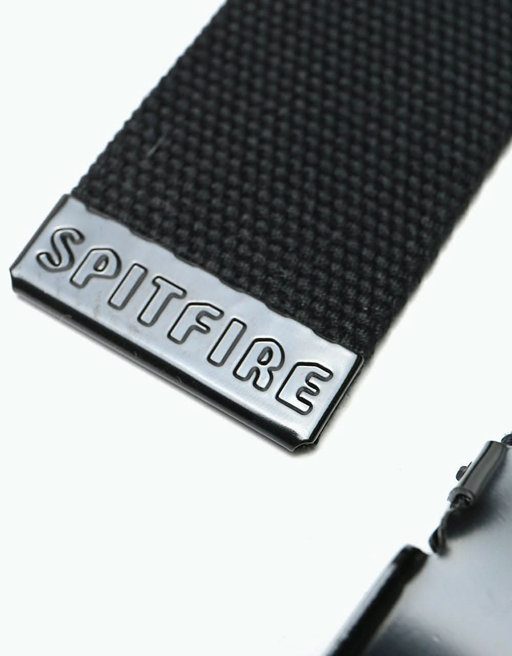 Spitfire Bighead Swirl Web Belt - Black/Red