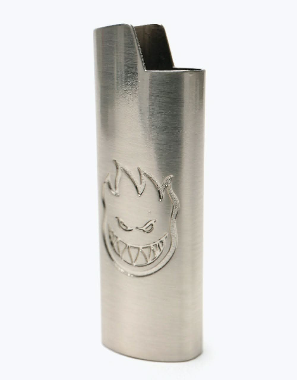 Spitfire Lighter Cover - Brushed Silver