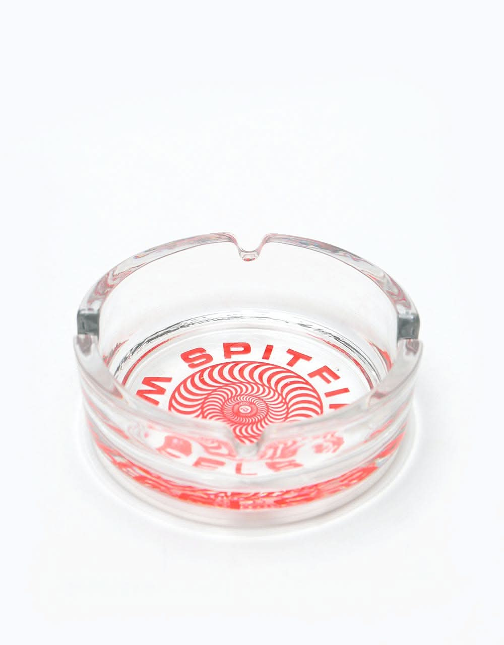 Spitfire Classic 87 Swirl Ashtray - Glass/Red