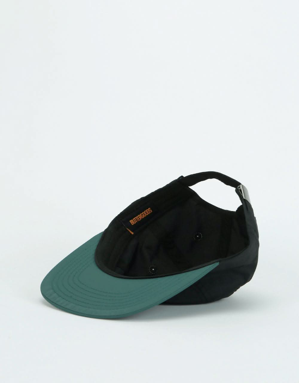 Butter Goods x FTC Flag 6 Panel Cap - Black/Forest