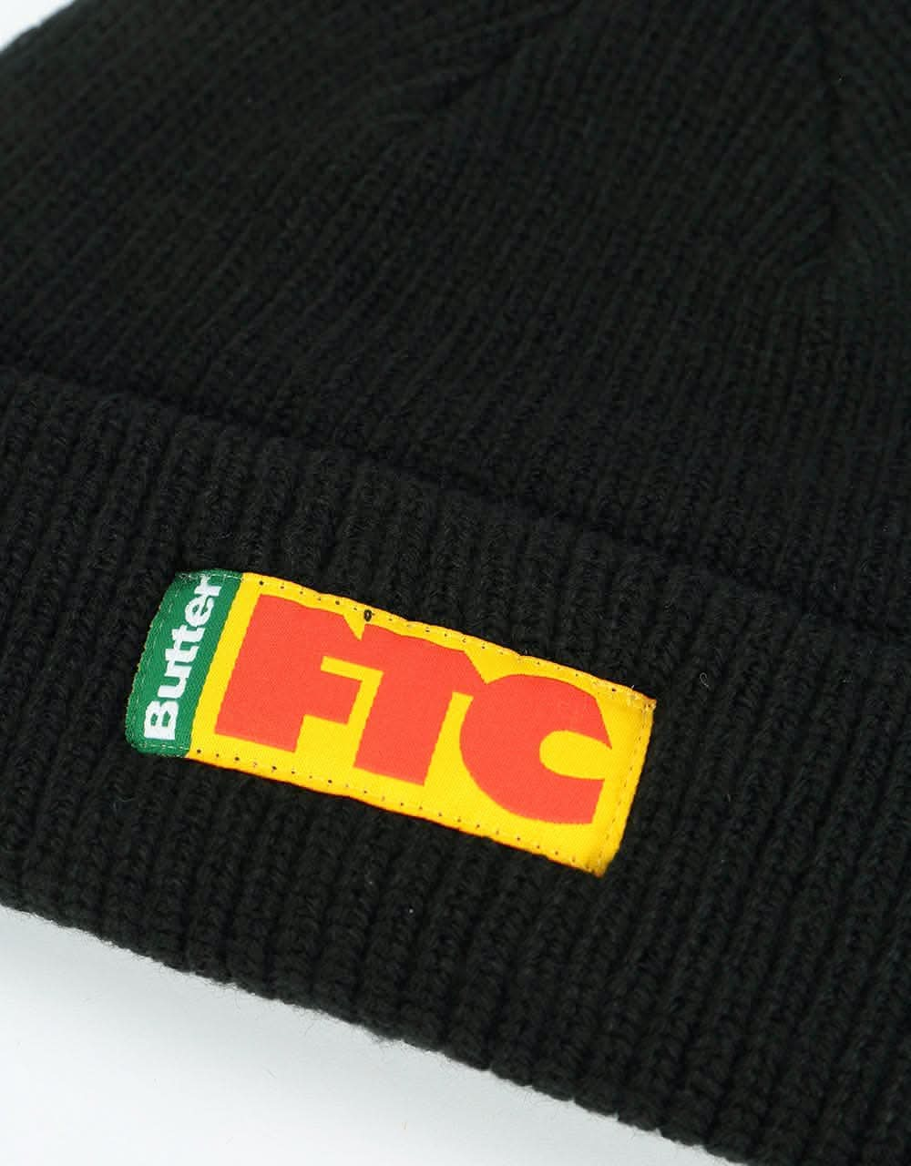 Butter Goods x FTC Flag Wharfie Beanie - Black