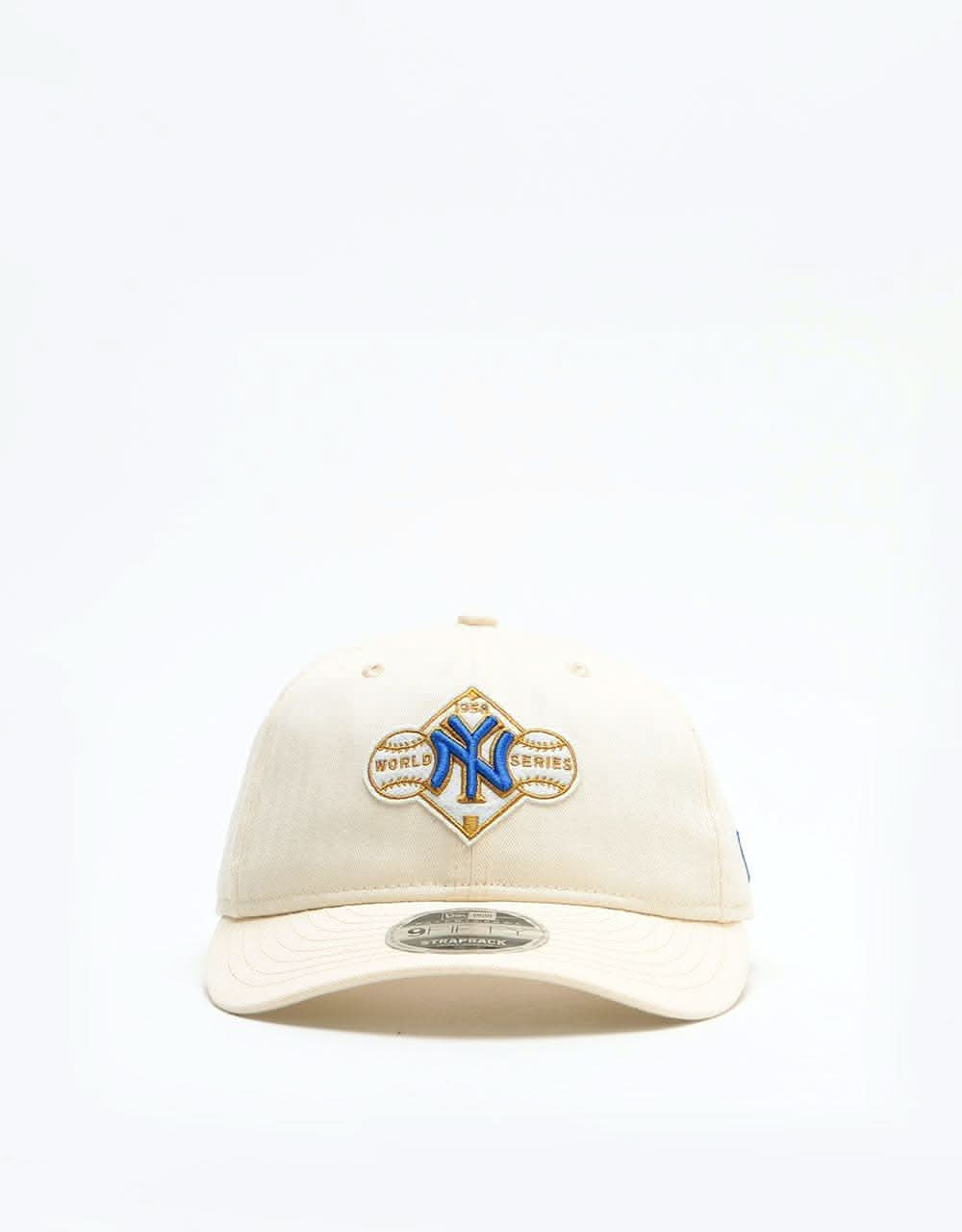 New Era 9Fifty New York Yankees Cooperstown Retro Crown Cap - Beige