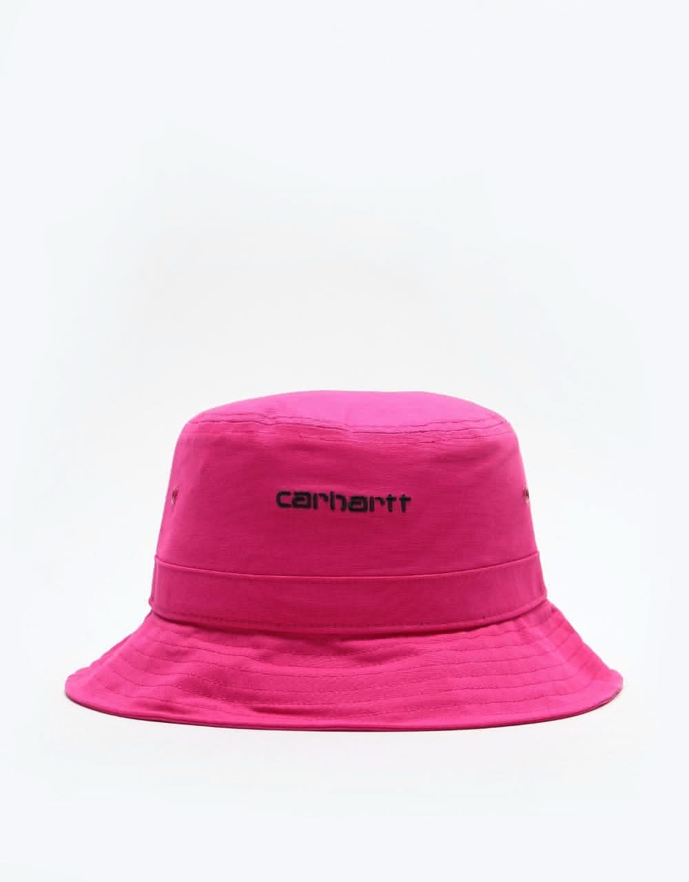 Carhartt WIP Script Bucket Hat - Ruby Pink/Black