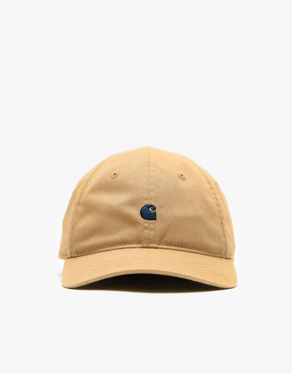 Carhartt WIP Madison Logo Cap - Leather/Dark Navy