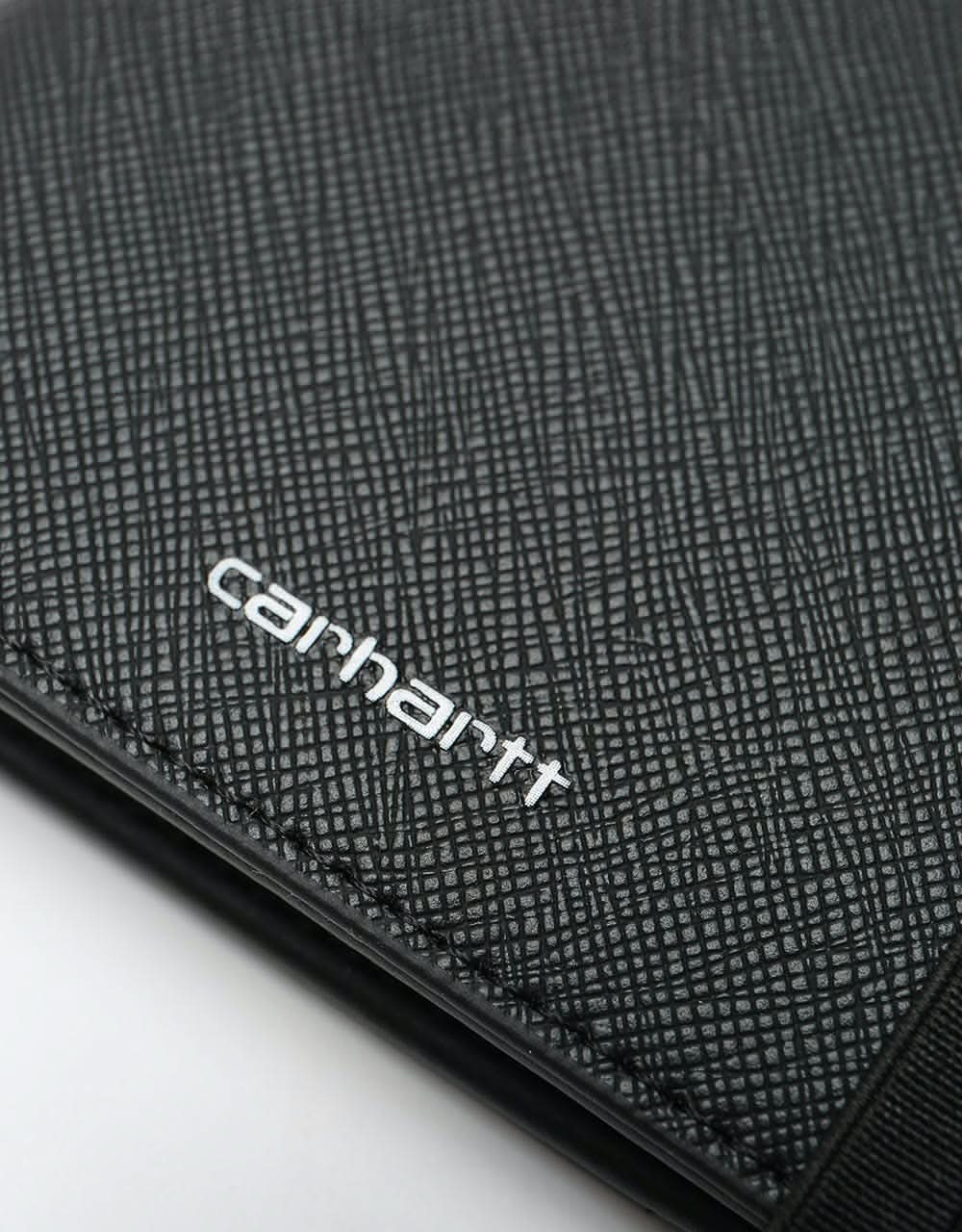 Carhartt WIP Leather Rock-it Wallet - Black