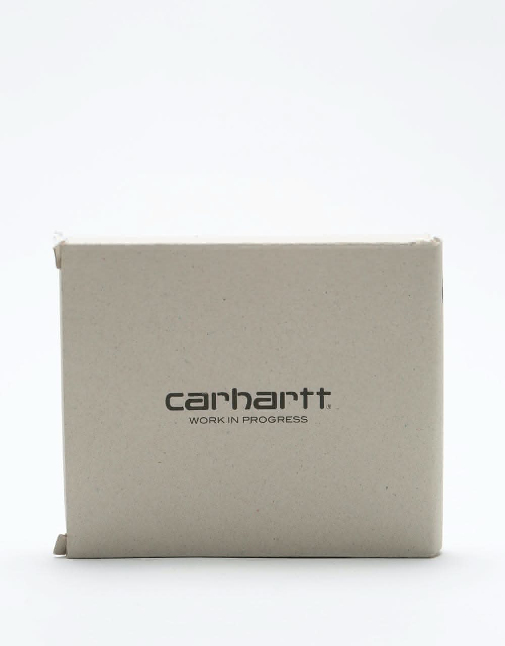 Carhartt WIP Leather Rock-it Wallet - Black