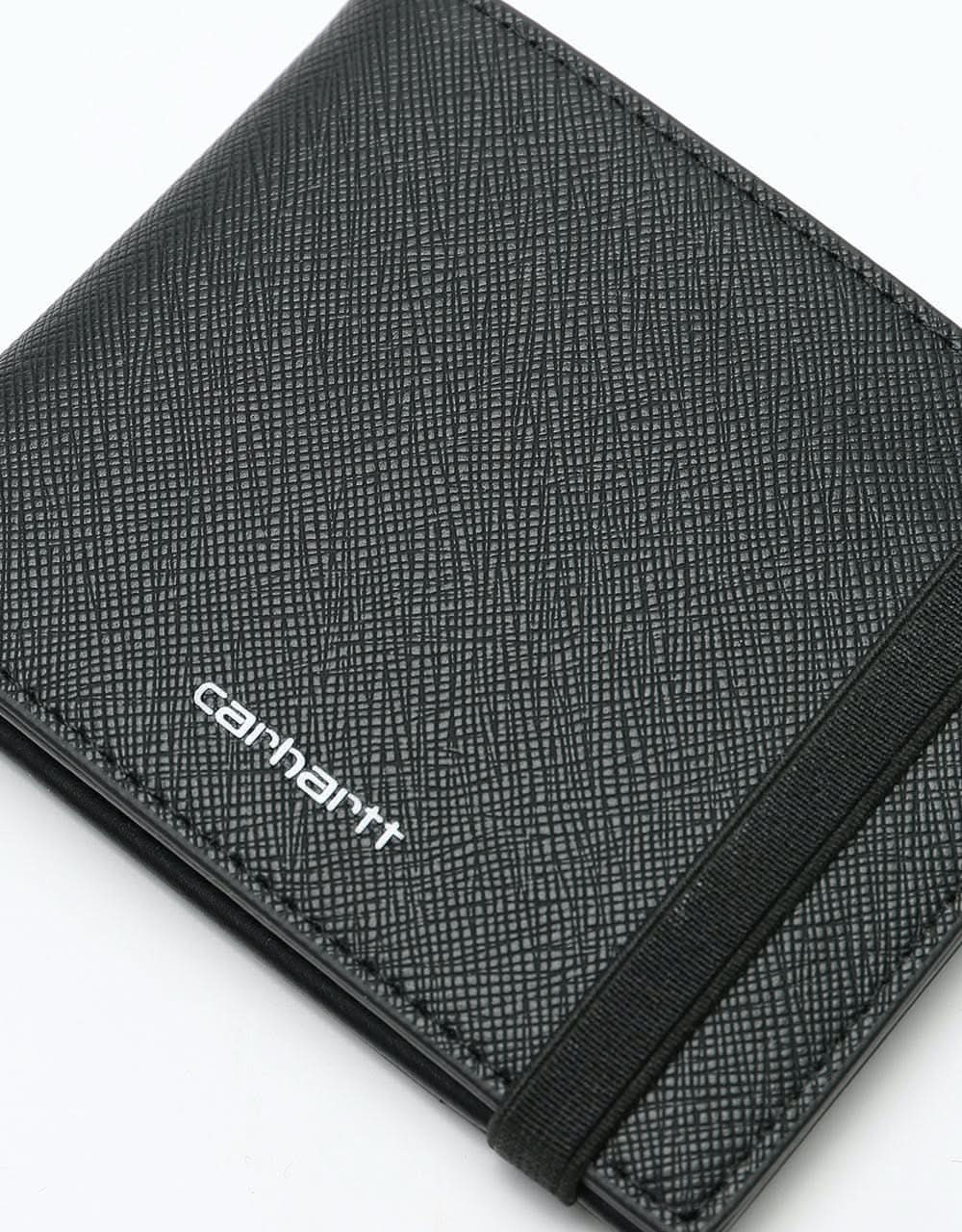 Carhartt WIP Leather Rock-it Wallet - Black