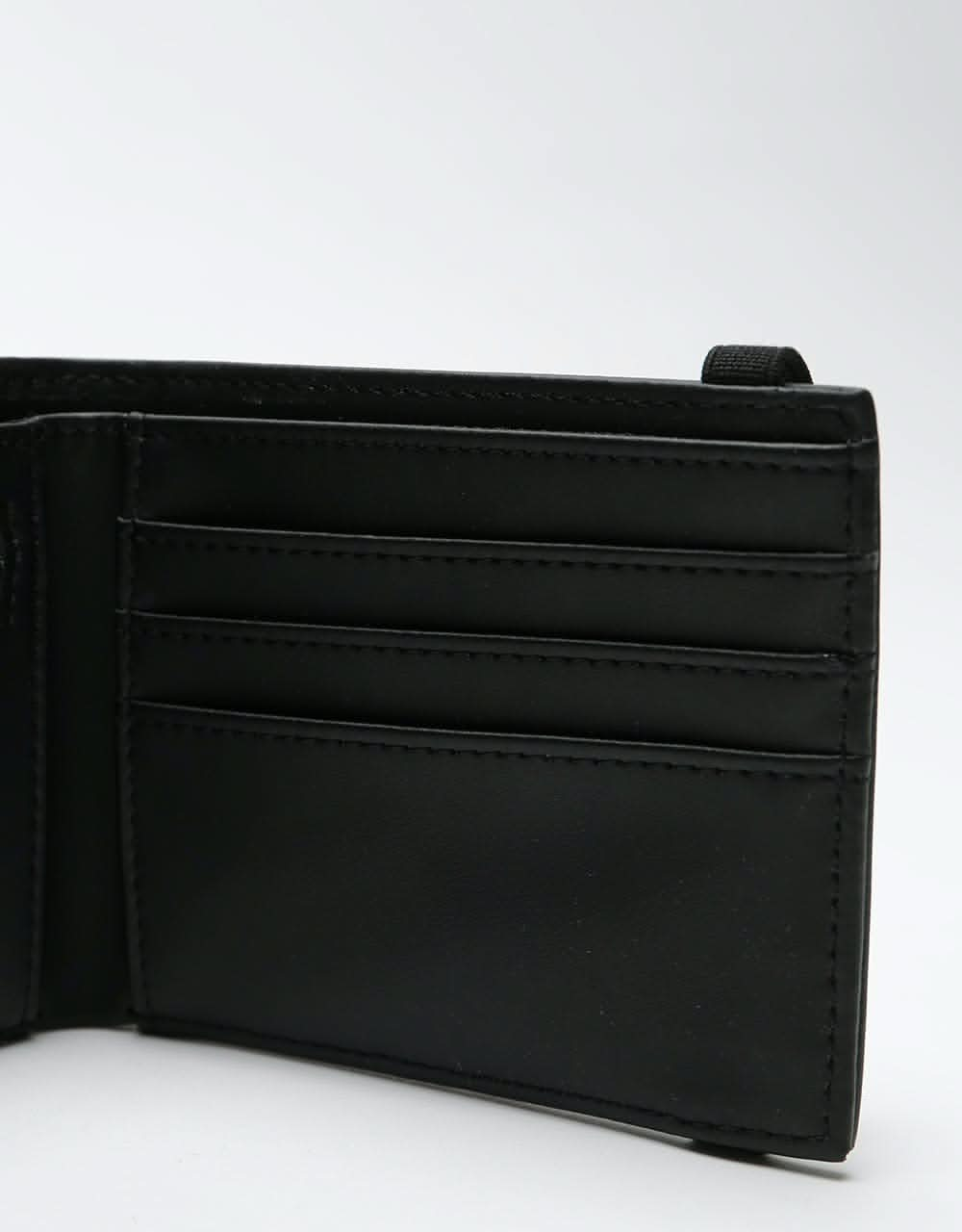 Carhartt WIP Leather Rock-it Wallet - Black