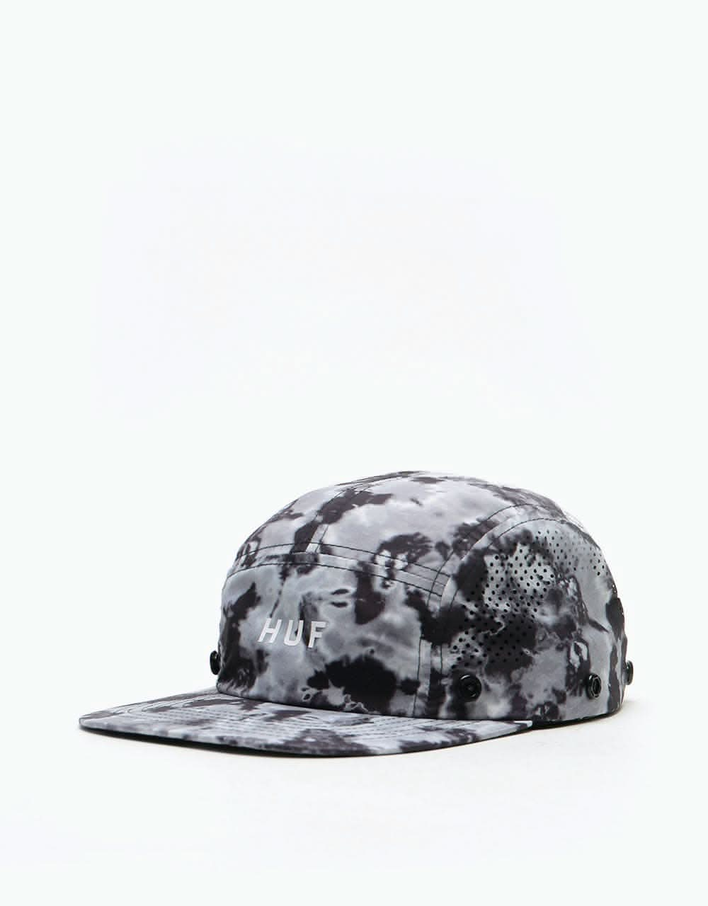 HUF Festival Covert Volley 5 Panel Cap - Black