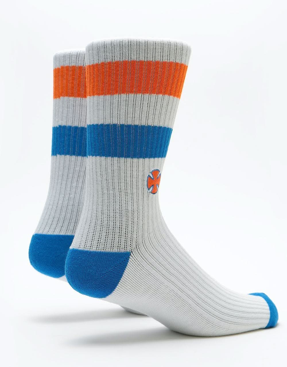 Independent Trip Socks - White/Blue