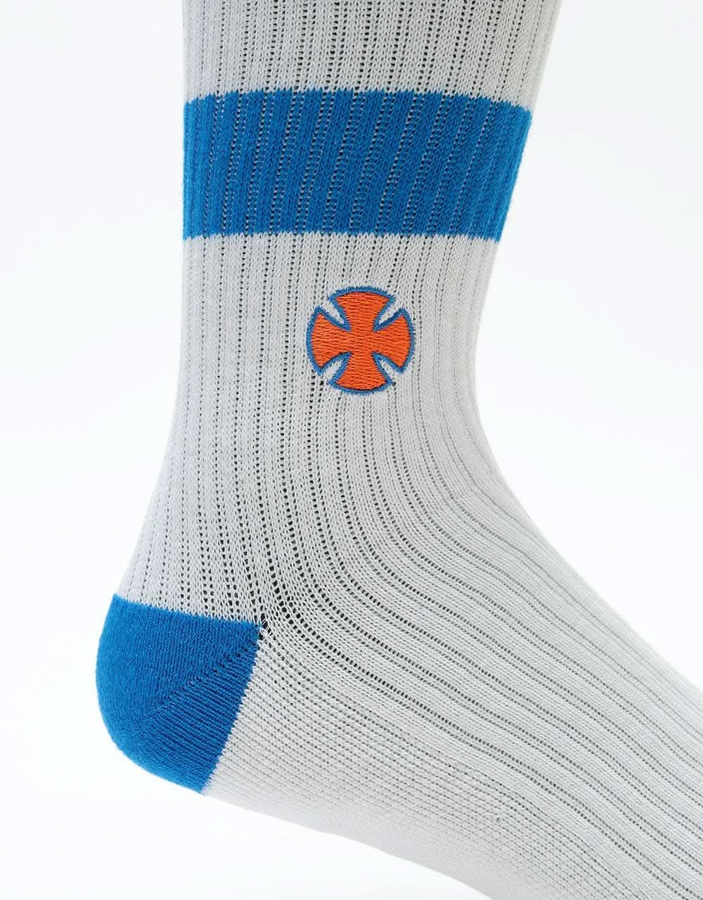 Independent Trip Socks - White/Blue