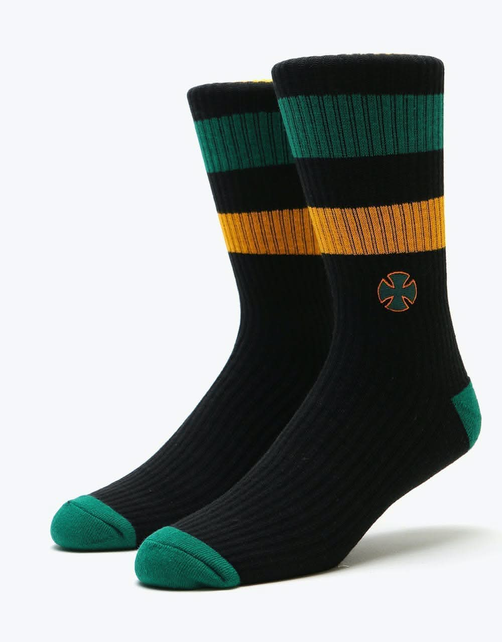 Independent Trip Socks - Black/Green