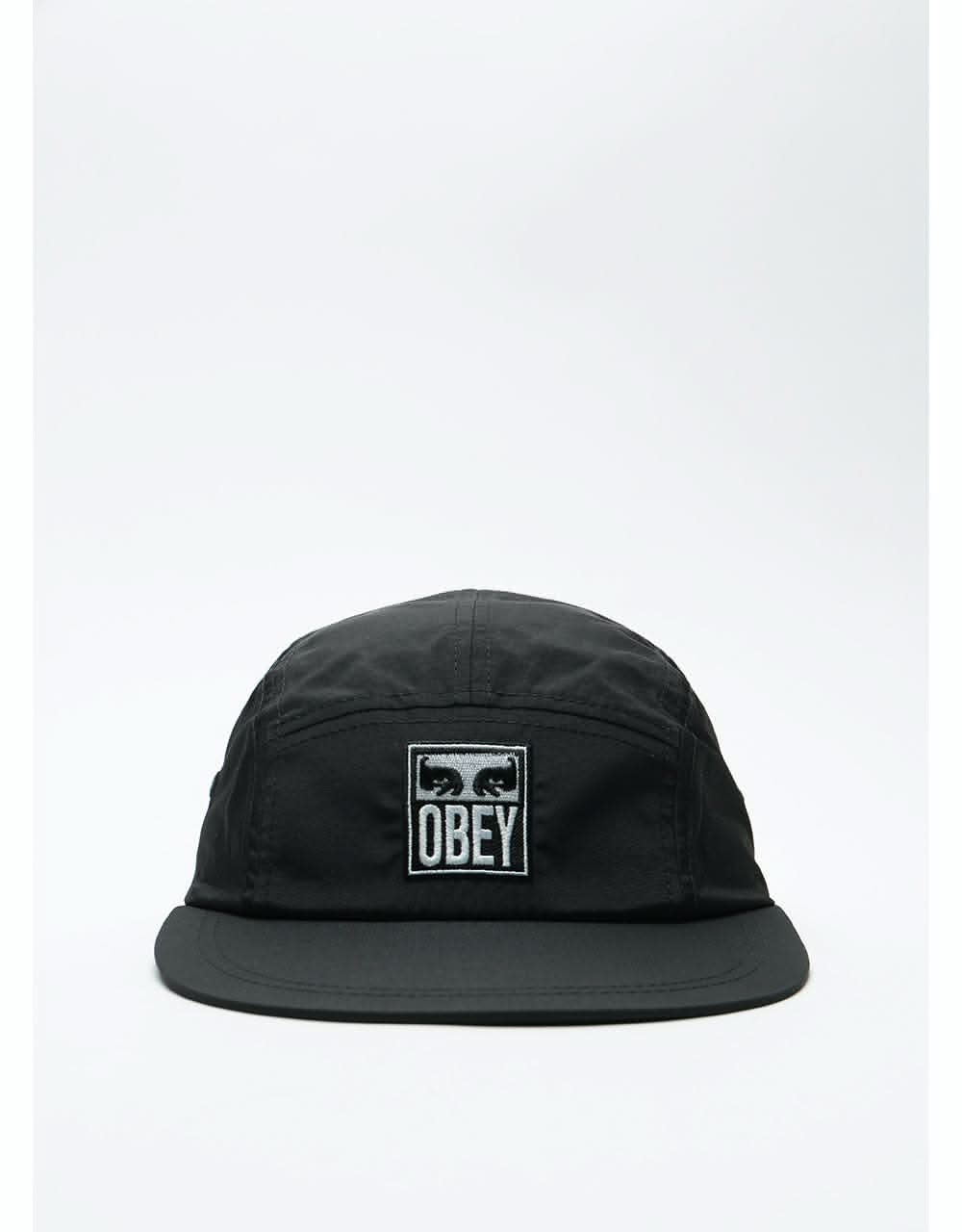 Obey Vanish 5 Panel Cap - Black