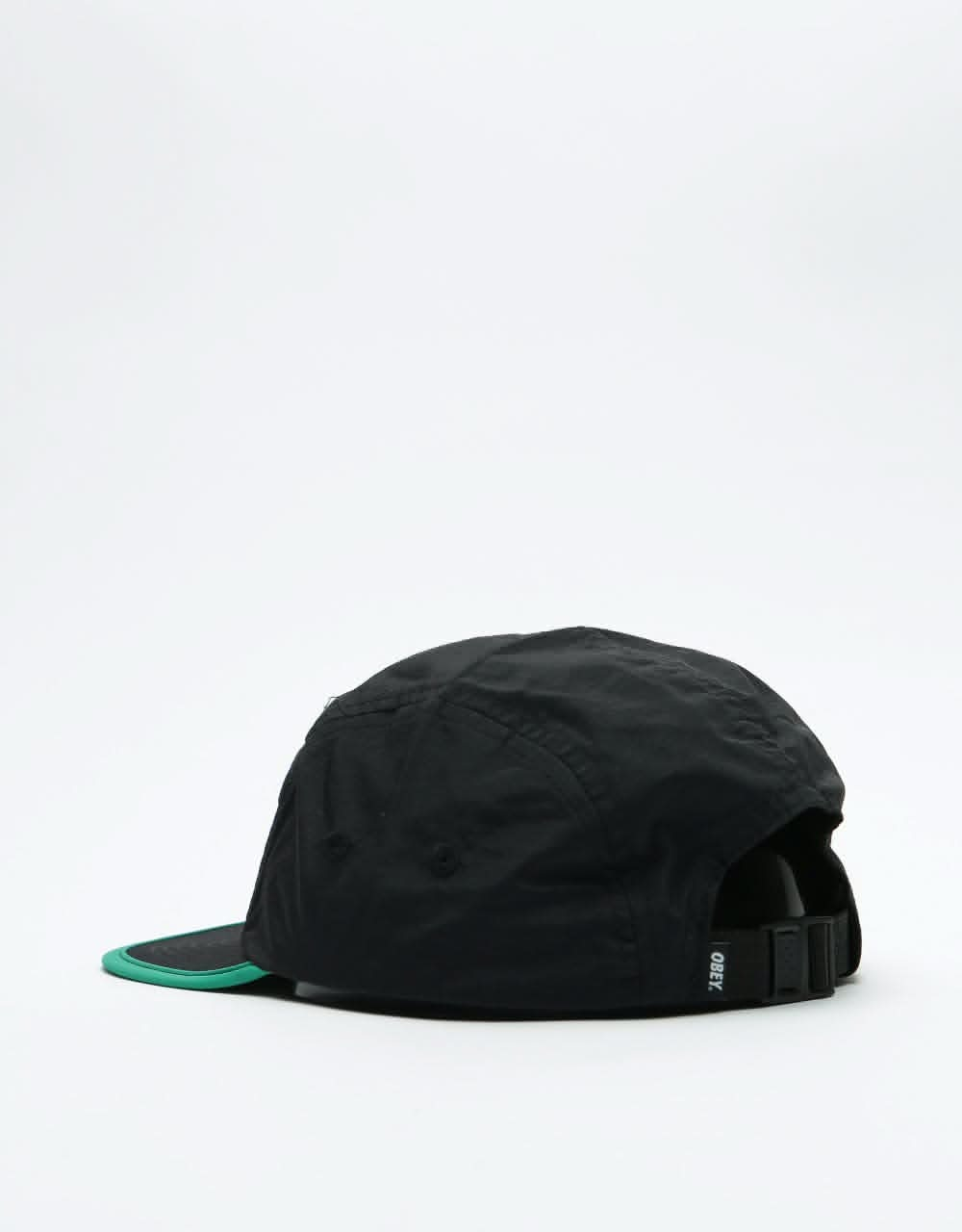 Obey Upperground 5 Panel Cap - Black/Multi